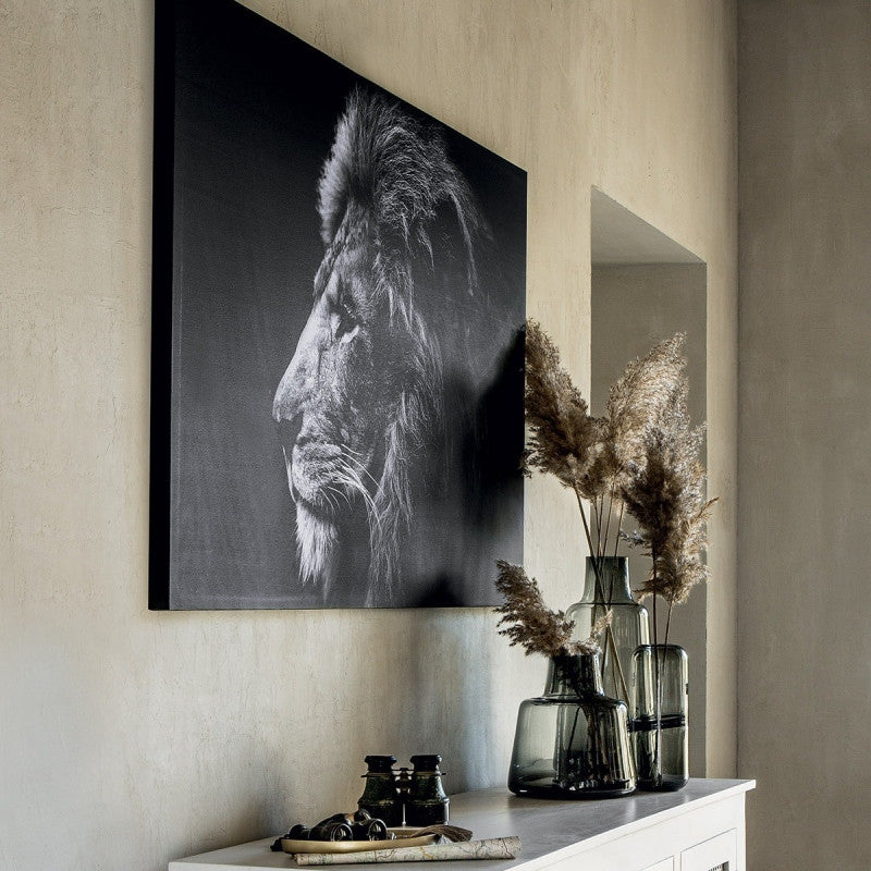 Toile Imprimée Lion 78x118 Cm Atmosphera