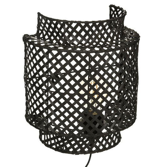  Applique Bambou Liby Noir D23 Atmosphera
