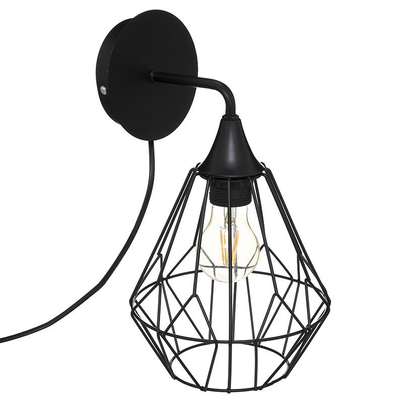  Applique En Métal Noir Flave Atmosphera