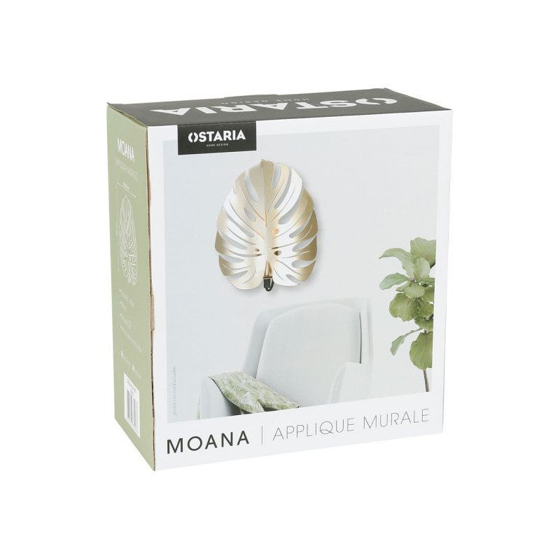  Applique Murale Métal Doré Moana Ostaria