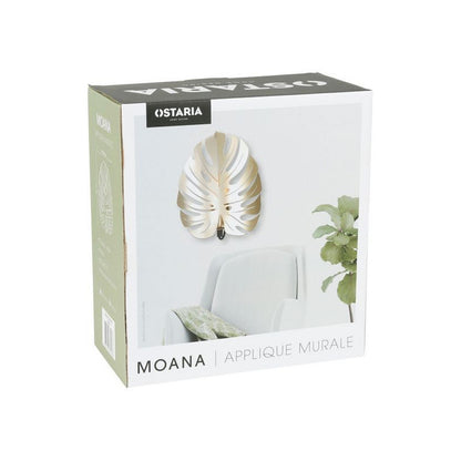  Applique Murale Métal Doré Moana Ostaria