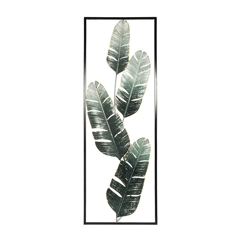  Déco Murale Métal Bananier 31x89cm Atmosphera