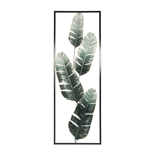  Déco Murale Métal Bananier 31x89cm Atmosphera