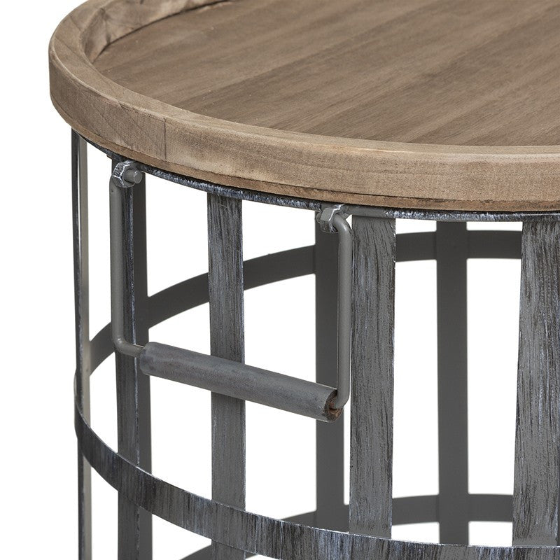  Ensemble De 2 Tables à Café Métal Facto Atmosphera