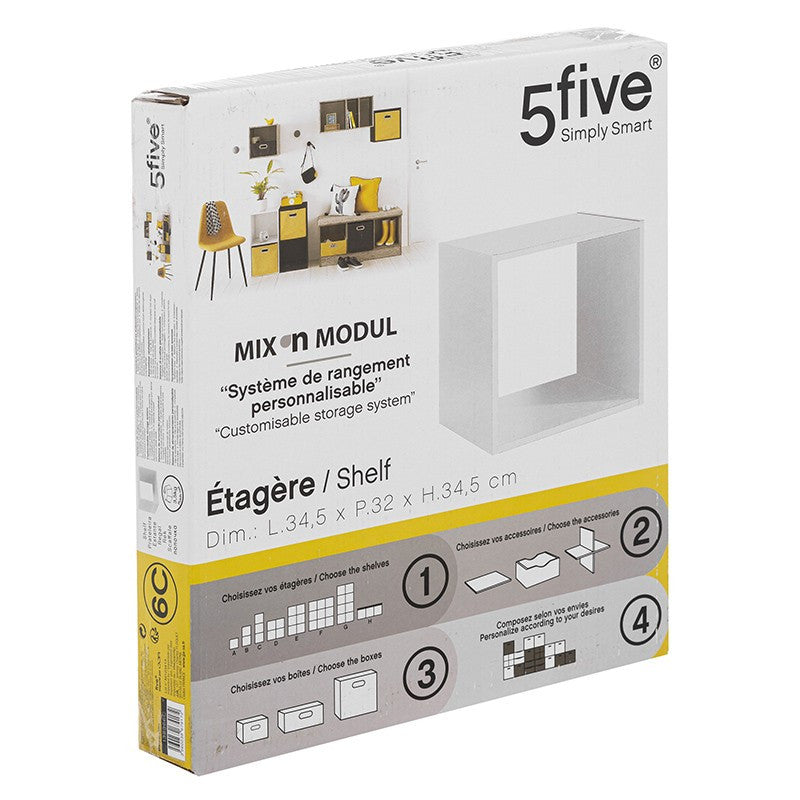  Etagère 1 Case Mix Blanc 5Five