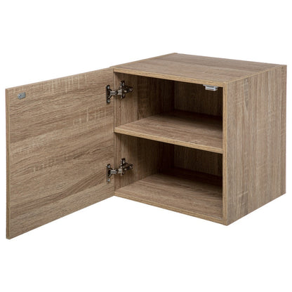  Etagère Murale 2 Niveaux + Porte Naturel Fixup 5Five