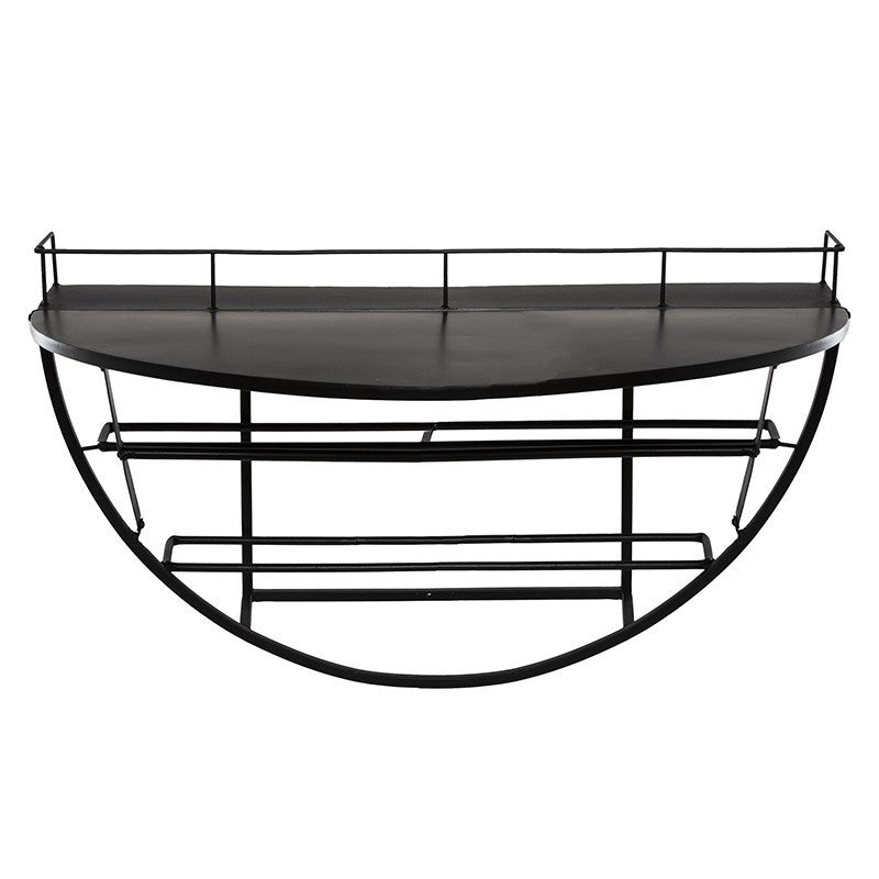  Étagère Murale Métal Bouteilles 68x41 Atmosphera