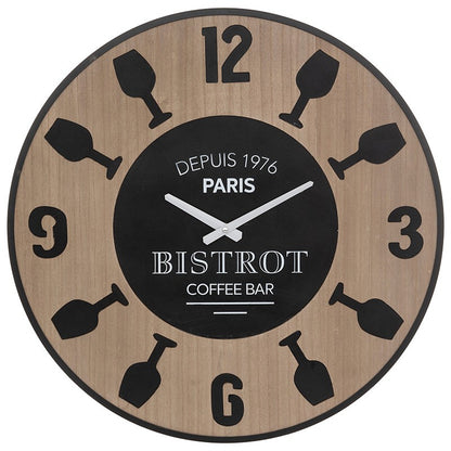  Horloge D57 Bistrot En Bois Lais Atmosphera