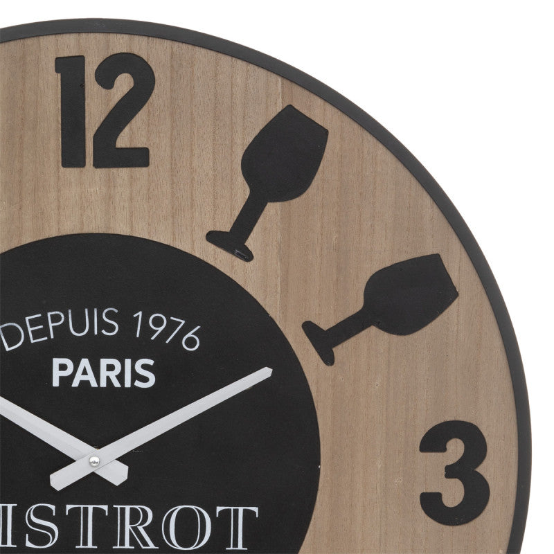  Horloge D57 Bistrot En Bois Lais Atmosphera