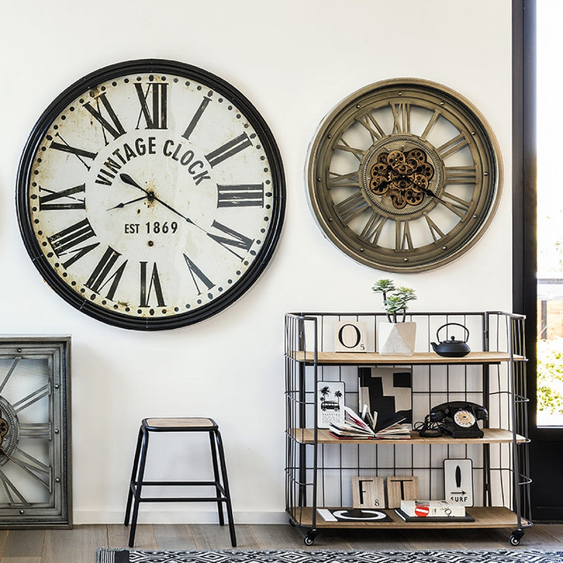  Horloge Méca Ronde D80 Atmosphera
