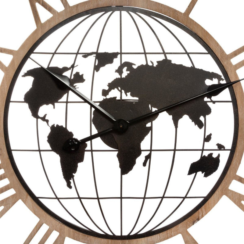  Horloge Métal D67 Monde Atmosphera