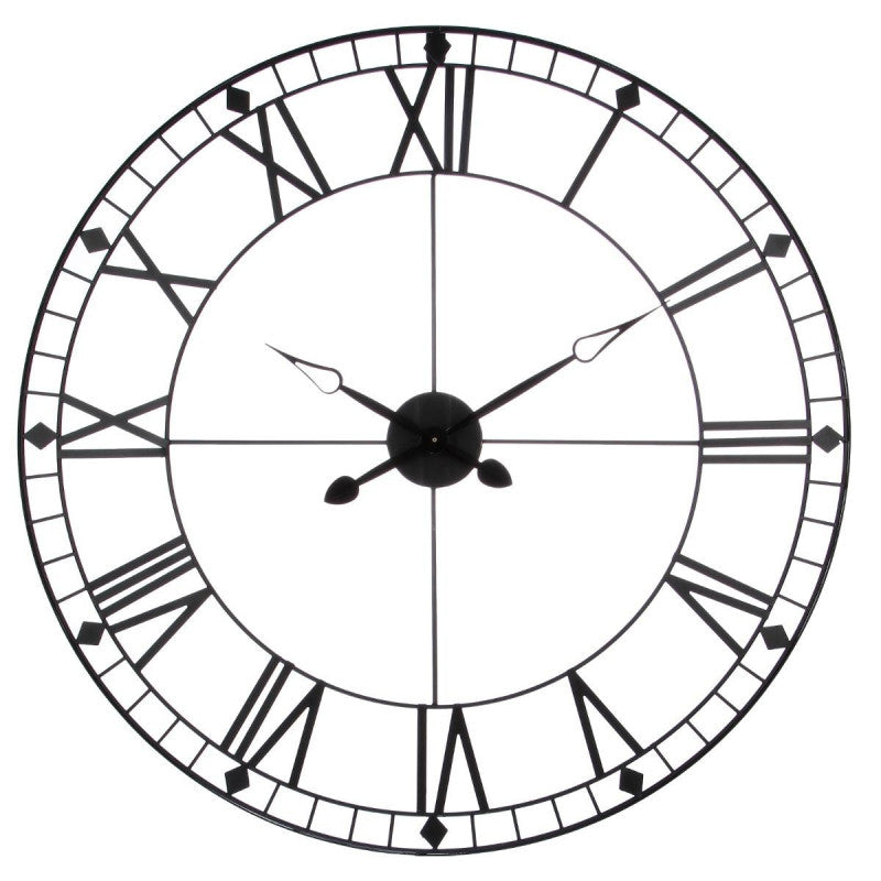  Horloge Murale Géante D88 Noir Atmosphera
