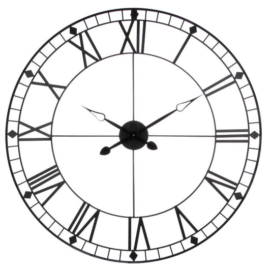  Horloge Murale Géante D88 Noir Atmosphera