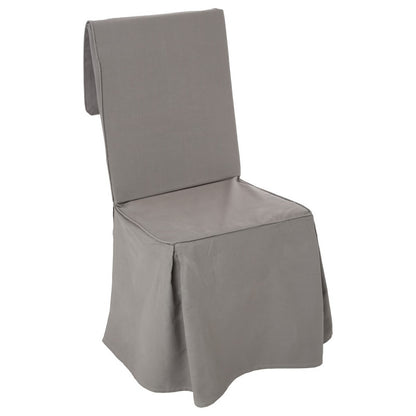  Housse De Chaise Coton Gris Atmosphera