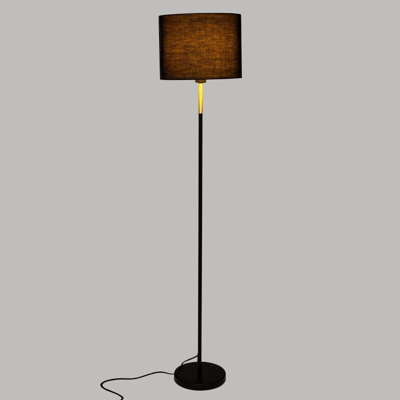  Lampadaire Droit Jule Noir Et Doré Atmosphera