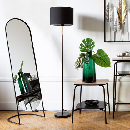  Lampadaire Droit Jule Noir Et Doré Atmosphera