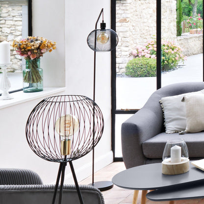  Lampadaire Suspendu Emie Noir Atmosphera