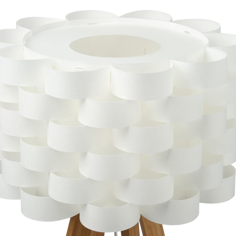  Lampadaire Trépied Moki Bambou Atmosphera
