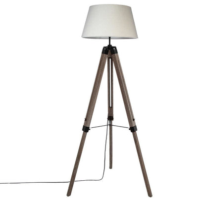  Lampadaire Trépied Runo écru Atmosphera H 145 Cm
