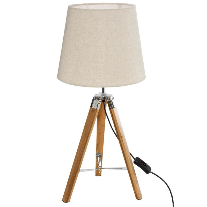  Lampe à Poser Bambou Trépied Runo Atmosphera