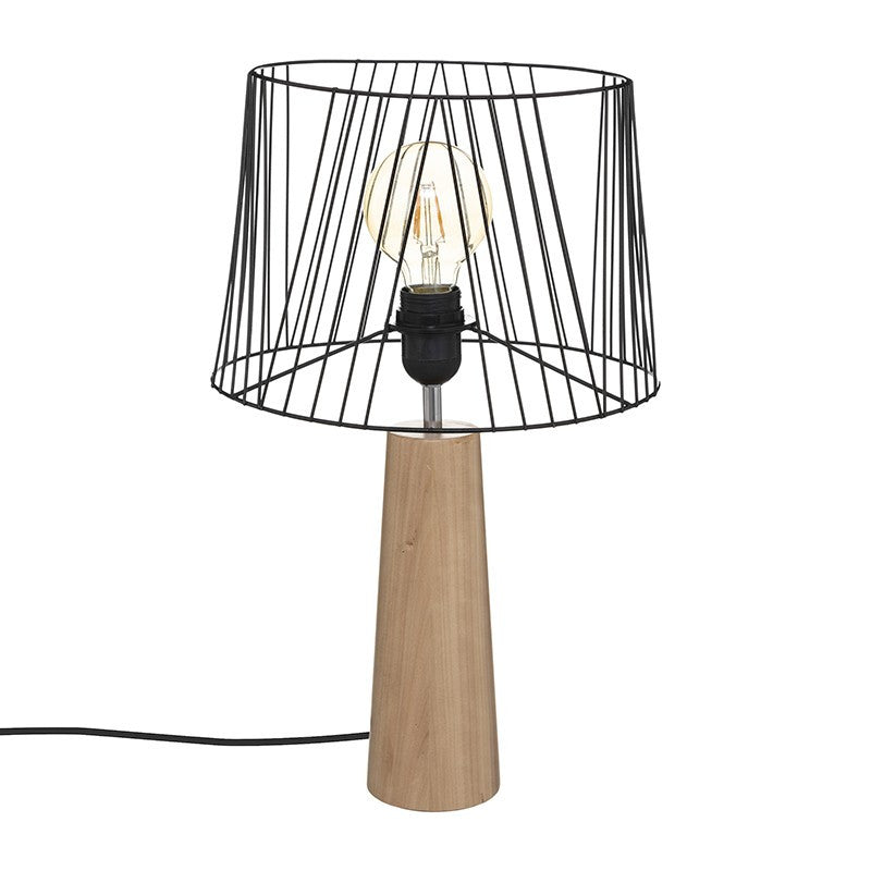  Lampe En Bois Et Métal H46 Joe Atmosphera