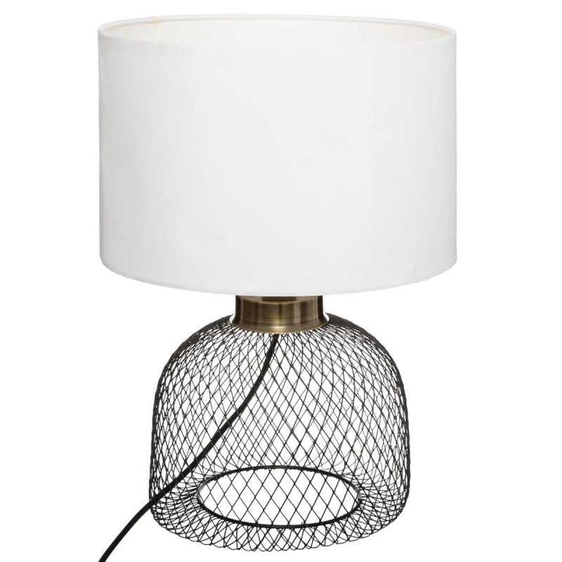  Lampe Grille Emie Noir Et Blanc Atmosphera