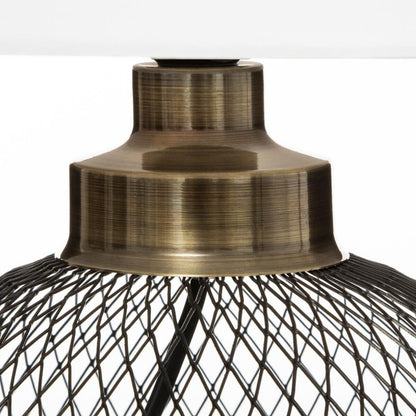  Lampe Grille Emie Noir Et Blanc Atmosphera