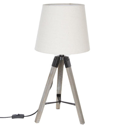  Lampe Trépied Runo écru Atmosphera H 58 Cm