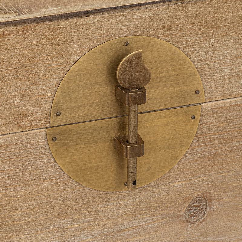 Lot De 3 Malles En Bois Jil Atmosphera