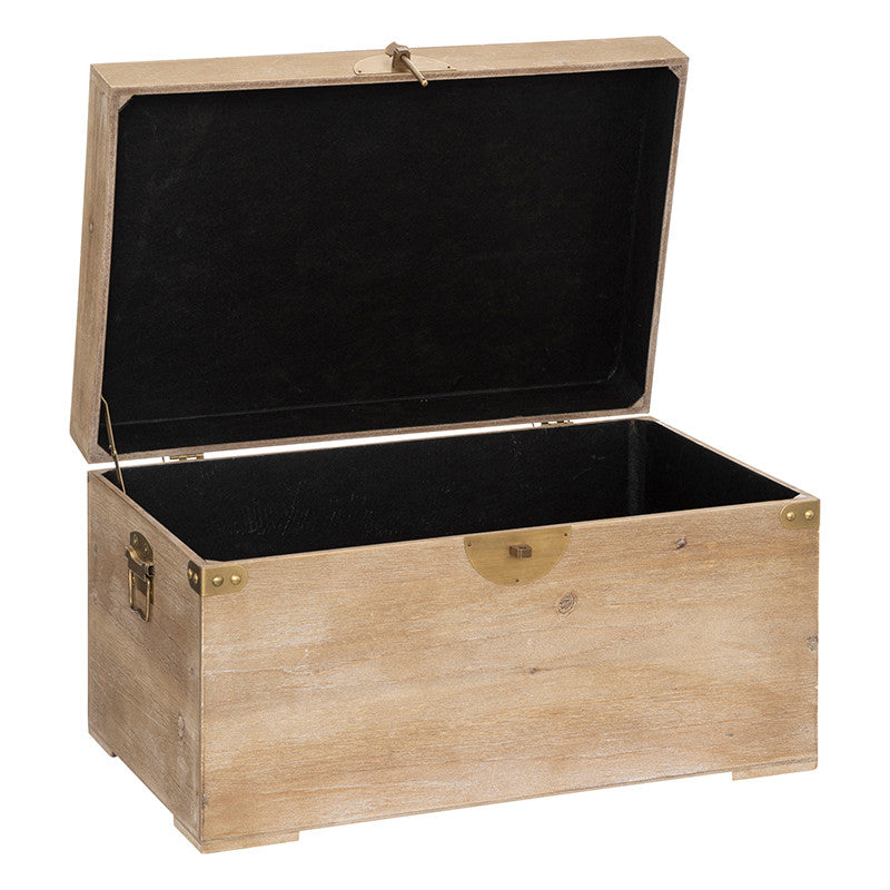  Lot De 3 Malles En Bois Jil Atmosphera