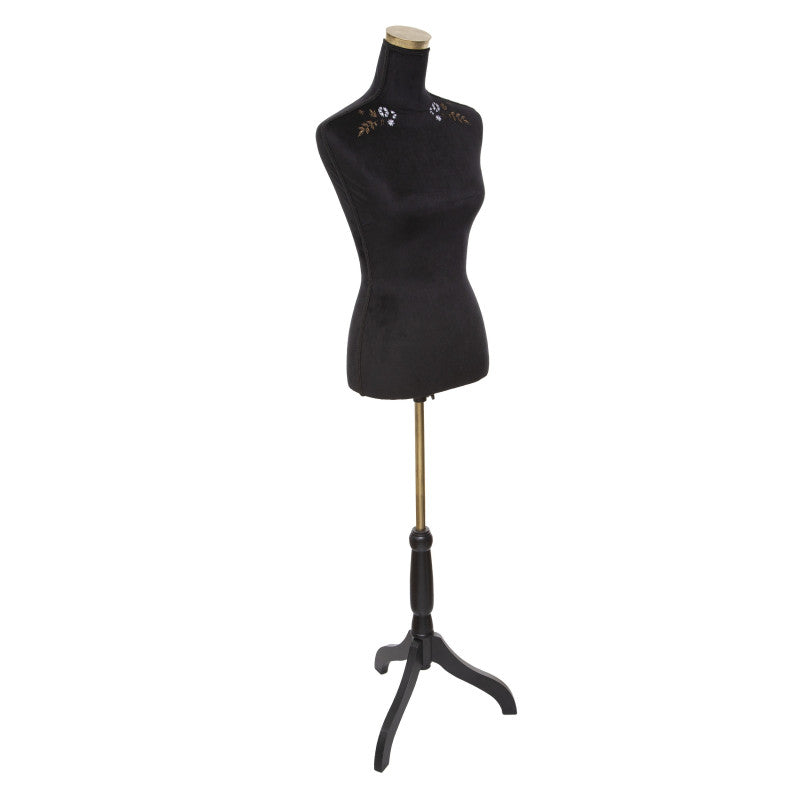  Mannequin Velours Noir 160 Cm Night Atmosphera