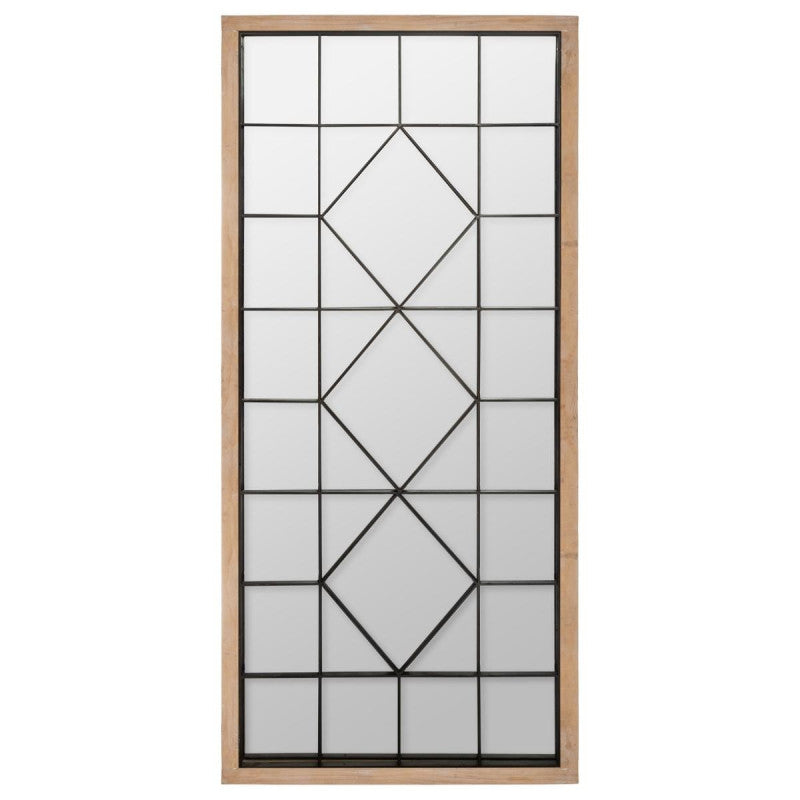  Miroir Bois Et Métal 71x165 Atmosphera