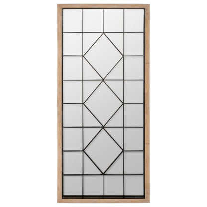  Miroir Bois Et Métal 71x165 Atmosphera