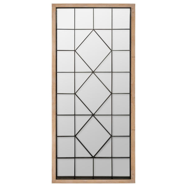  Miroir Bois Et Métal 71x165 Atmosphera