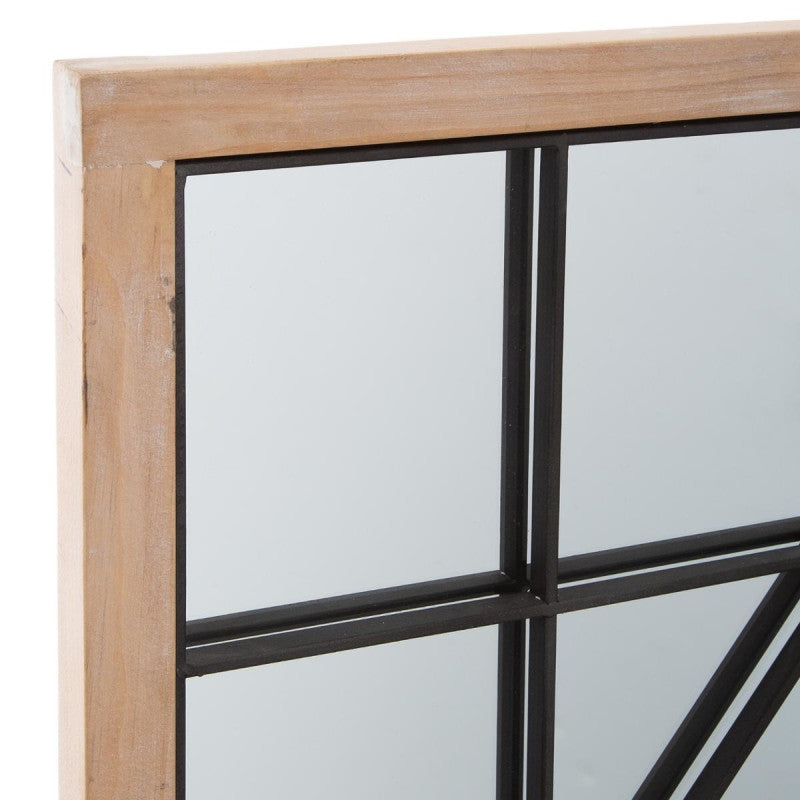  Miroir Bois Et Métal 71x165 Atmosphera