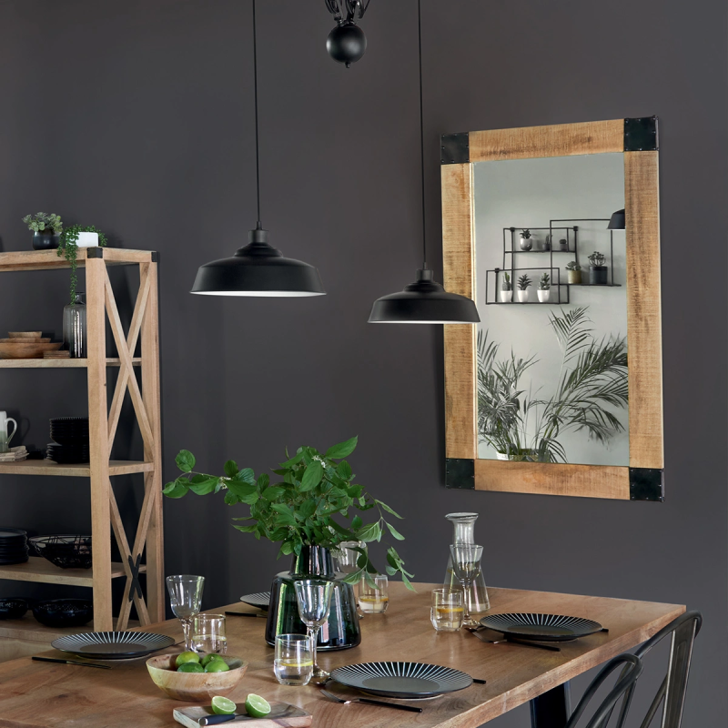  Miroir Bois Silas 70x116 Atmosphera