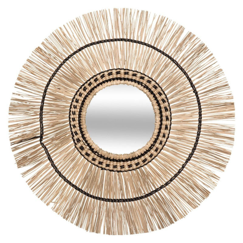  Miroir Laya Roseau 60 Cm Atmosphera