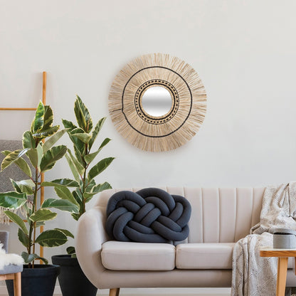  Miroir Laya Roseau 60 Cm Atmosphera