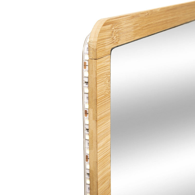  Miroir Rectangulaire 66x47 Bambou LED 5Five