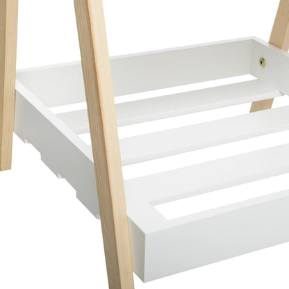  Miroir Sur Pied Enfant H102 Cm Blanc Atmosphera