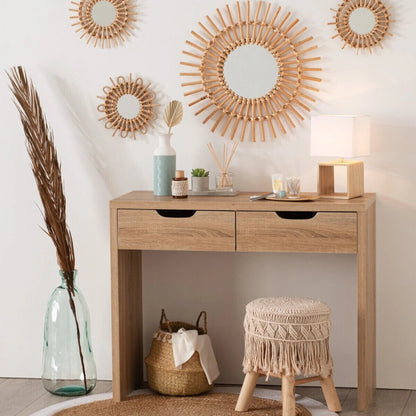  Miroirs En Rotin Soleil X3 Atmosphera