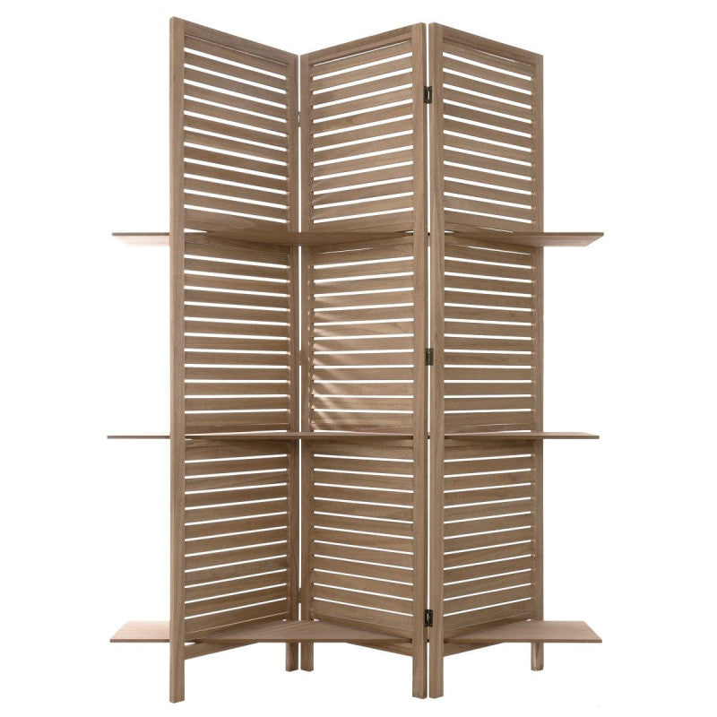  Paravent Bois 3 étagères Bois Atmosphera