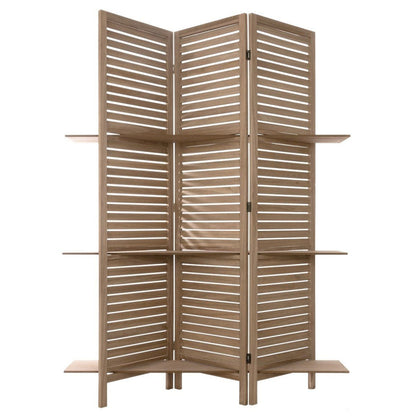  Paravent Bois 3 étagères Bois Atmosphera