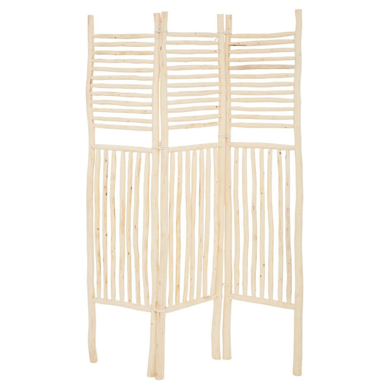  Paravent En Bois Zahir Naturel Clair Atmosphera