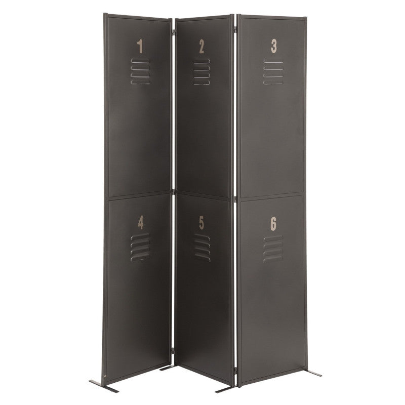  Paravent En Métal Soul 170 Cm Gris Atmosphera