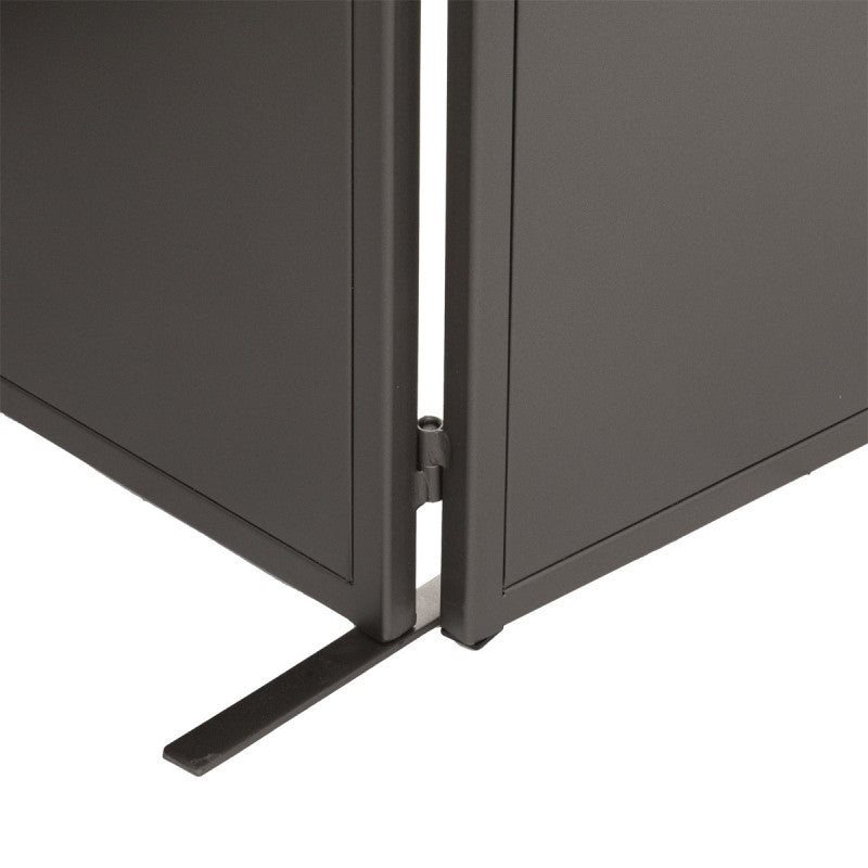  Paravent En Métal Soul 170 Cm Gris Atmosphera