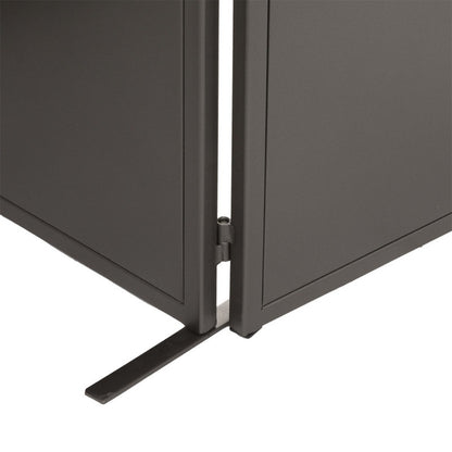  Paravent En Métal Soul 170 Cm Gris Atmosphera