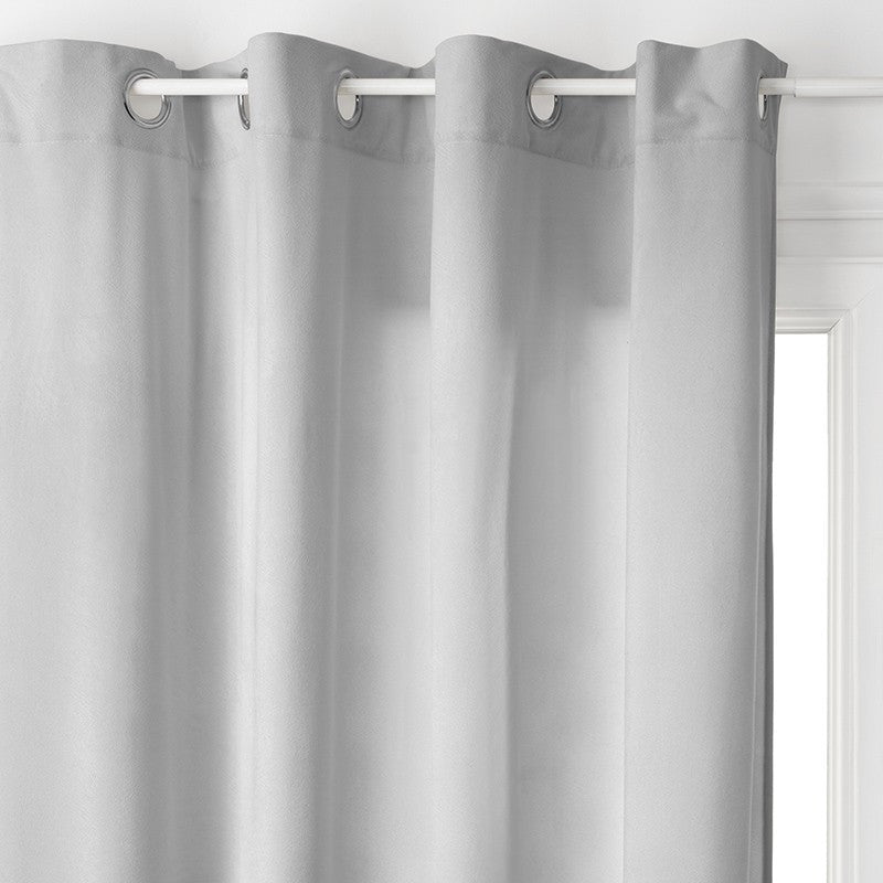  Rideau Gris Clair Lilou 140x260 Atmosphera