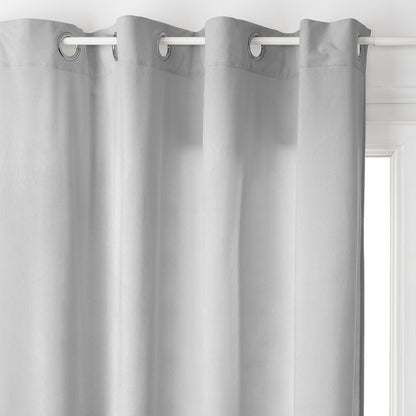  Rideau Gris Clair Lilou 140x260 Atmosphera