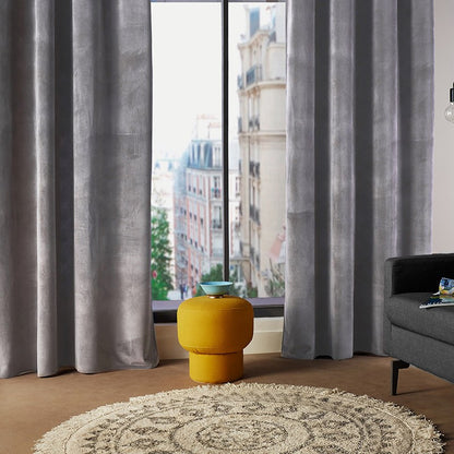  Rideau Gris Foncé Lilou 140x260 Atmosphera
